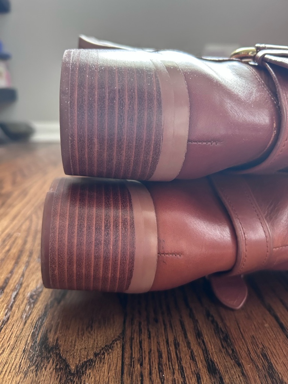 Coach Saddle Leather Tall Boots - Picture 10 of 15